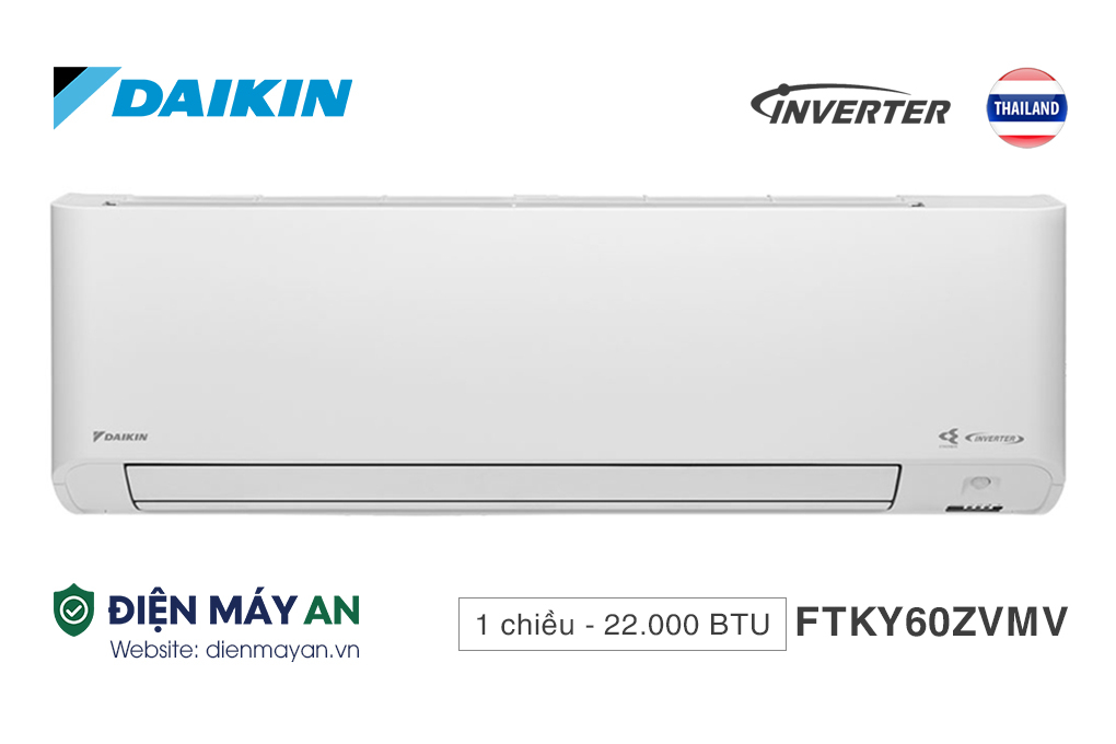 Điều Hòa Daikin 21000BTU Inverter 1 Chiều FTKY60ZVMV - Model 2025